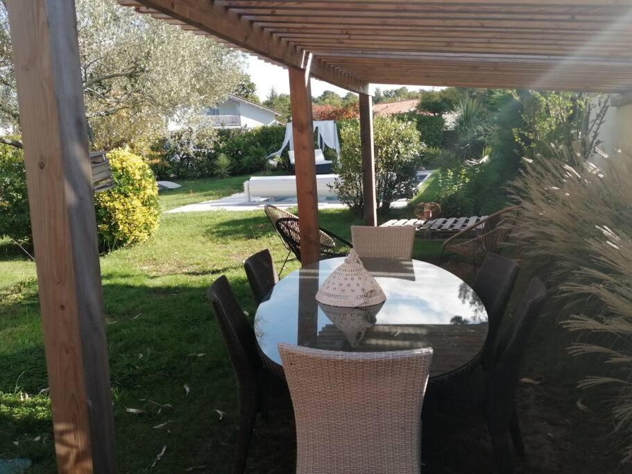 Maison Familiale En Bois Avec Piscine, Proche Du Bassin Gujan-Mestras Buitenkant foto