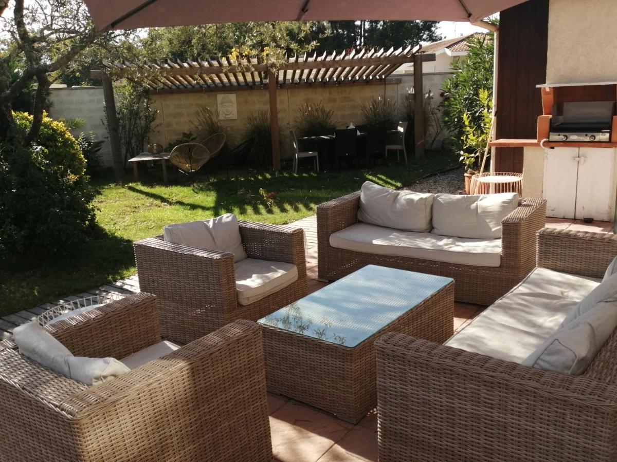 Maison Familiale En Bois Avec Piscine, Proche Du Bassin Gujan-Mestras Buitenkant foto