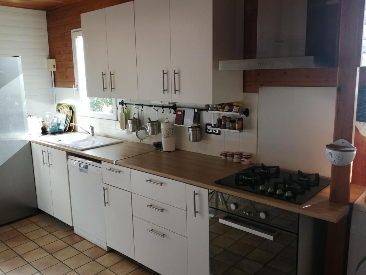 Maison Familiale En Bois Avec Piscine, Proche Du Bassin Gujan-Mestras Buitenkant foto