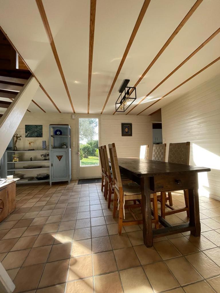 Maison Familiale En Bois Avec Piscine, Proche Du Bassin Gujan-Mestras Buitenkant foto